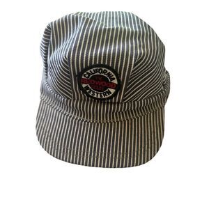 California Western The Redwood Route Fitted Conductor Engineer Railroad Hat